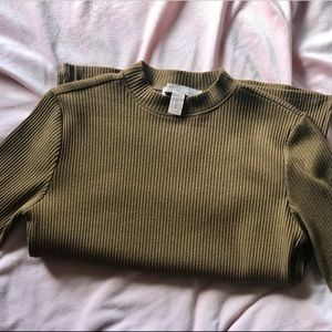 Midi Brown/Olive Dress